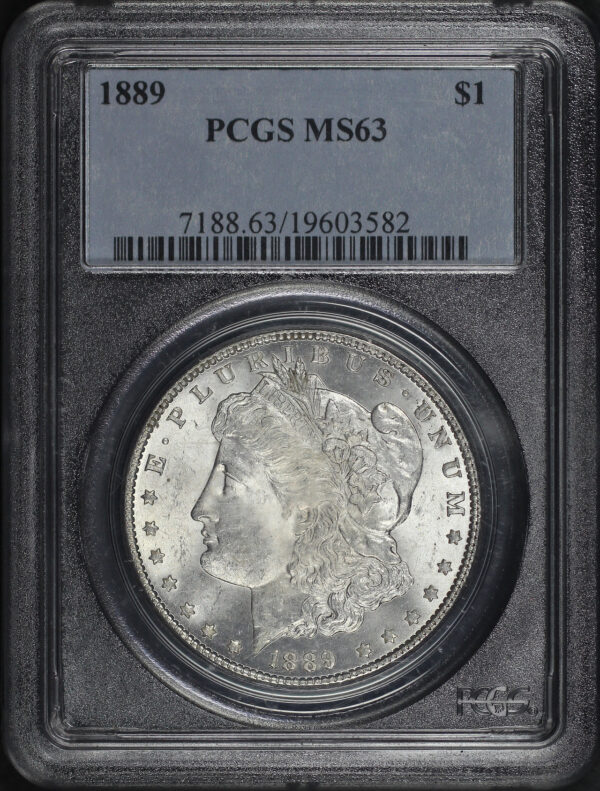 1889 Morgan Dollar PCGS MS 63 Northern Nevada Coin