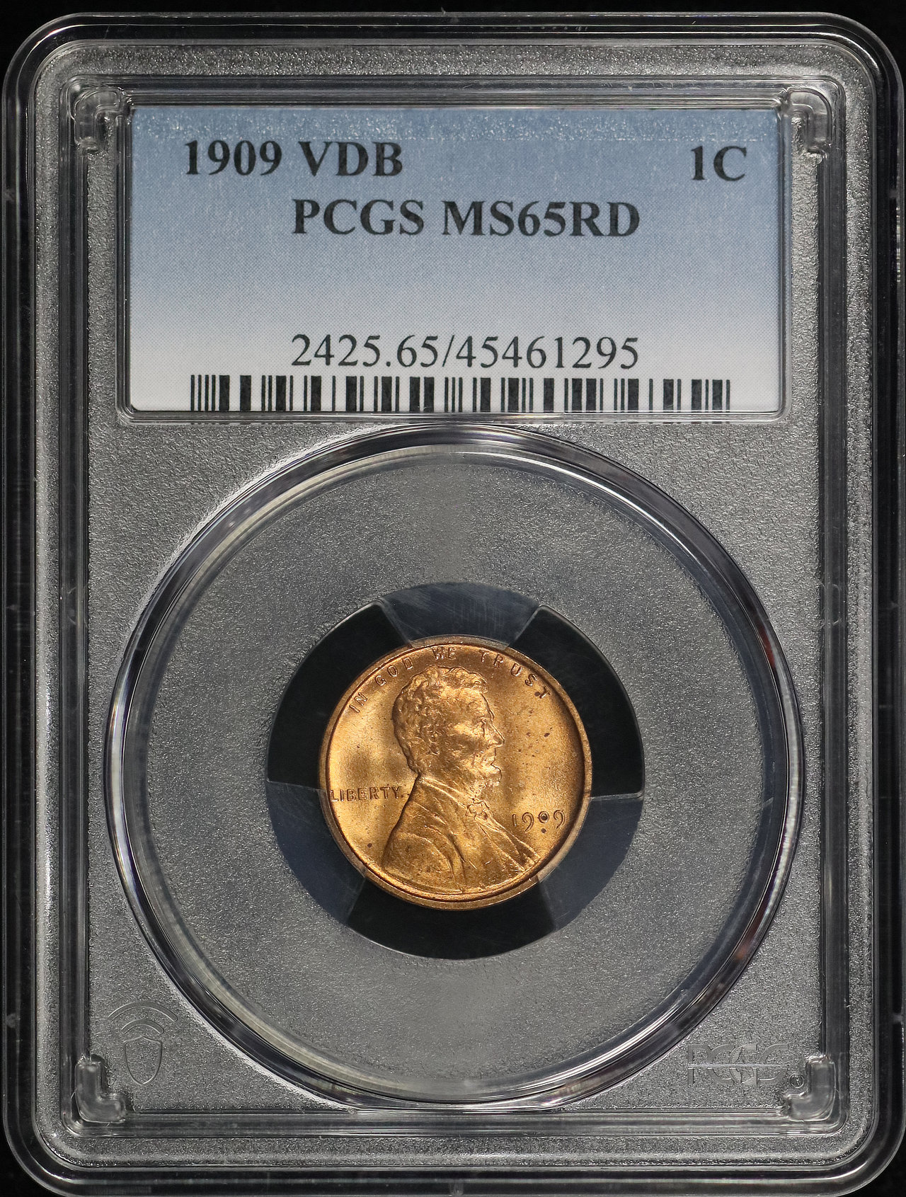 Vdb Lincoln Cent Wheat Reverse Pcgs Ms Rd Northern Nevada Coin