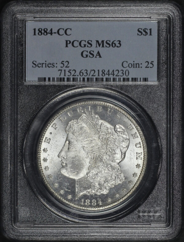 Cc Morgan Dollar Pcgs Ms Gsa Hoard Northern Nevada Coin