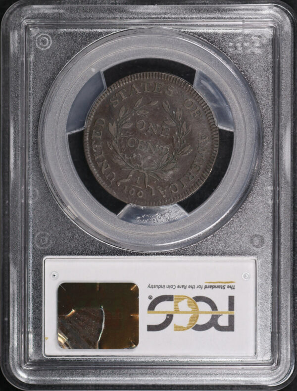 Reverse of this 1797 Reverse of 1797, Stems Draped Bust Cent PCGS XF-40 BN