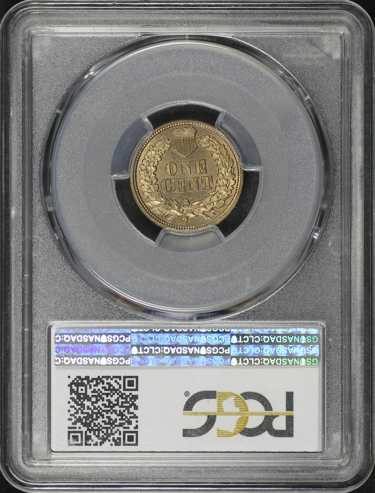 Reverse of this 1862 Indian Cent PCGS MS-66