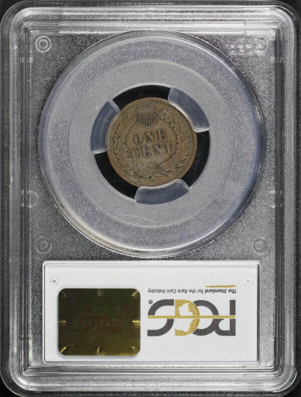 Reverse of this 1876 Indian Cent PCGS XF-40 BN