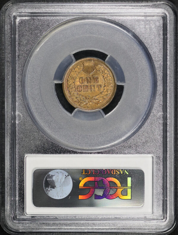 Reverse of this 1893 Indian Cent PCGS MS-63 RB
