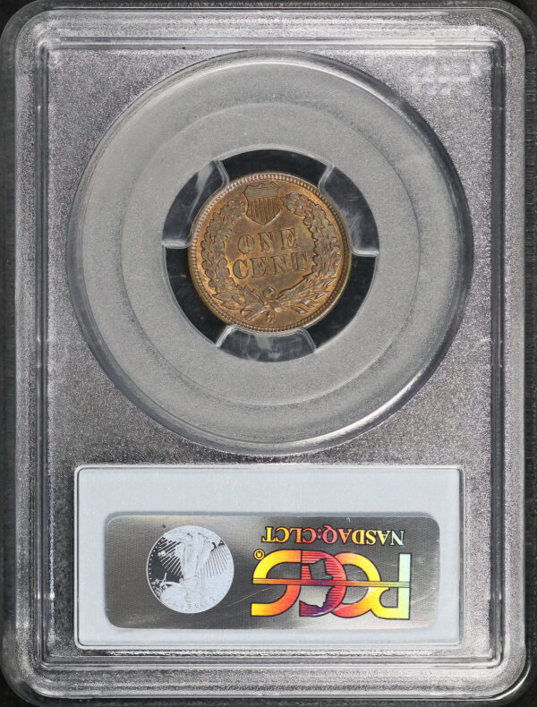 Reverse of this 1895 Indian Cent PCGS MS-63 BN
