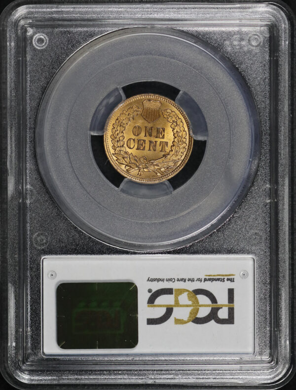 Reverse of this 1902 Indian Cent PCGS MS-64 RD