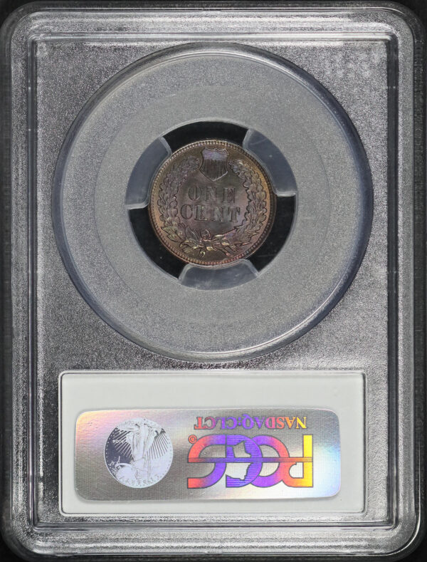 Reverse of this 1906 Indian Cent PCGS MS-65 RB
