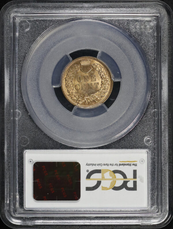 Reverse of this 1908-S Indian Cent PCGS MS-65 RD CAC