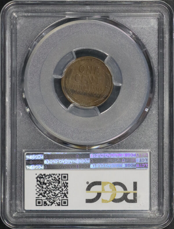 Reverse of this 1909-S VDB Lincoln Cent Wheat Reverse PCGS VF-35 BN