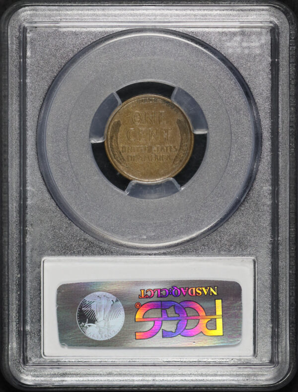 Reverse of this 1909-S Lincoln Cent Wheat Reverse PCGS AU-58 BN