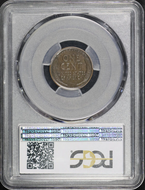 Reverse of this 1918-S Lincoln Cent Wheat Reverse PCGS AU-53 BN