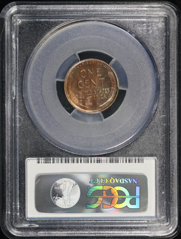 Reverse of this 1940 Lincoln Cent Wheat Reverse PCGS PR-67 RD