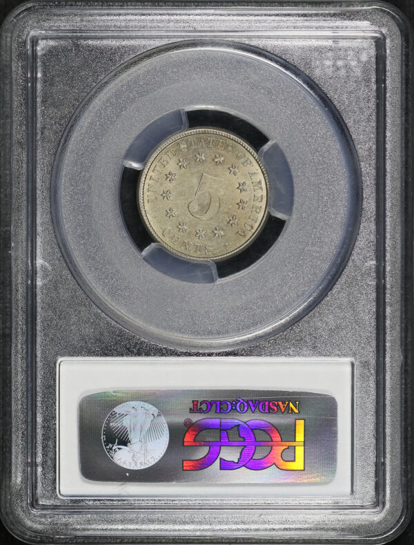 Reverse of this 1883 Shield Nickel PCGS MS-62