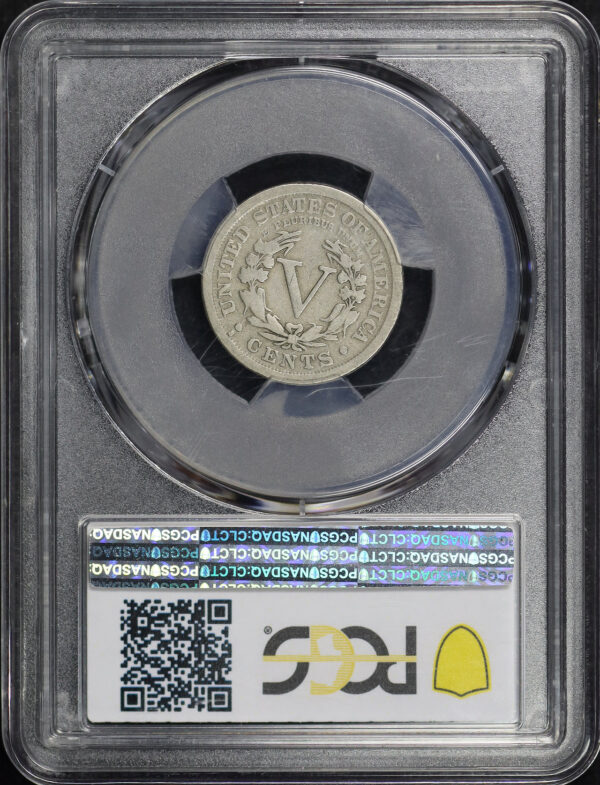 Reverse of this 1912-S Liberty Nickel PCGS VG-08