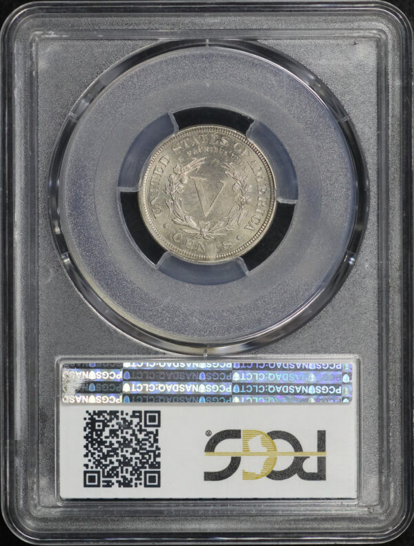 Reverse of this 1889 Liberty Nickel PCGS PR-65