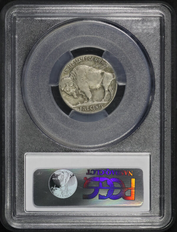 Reverse of this 1920-S Buffalo Nickel PCGS VF-20
