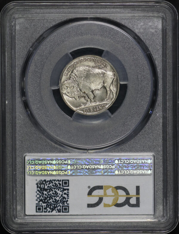 Reverse of this 1921 Buffalo Nickel PCGS MS-65