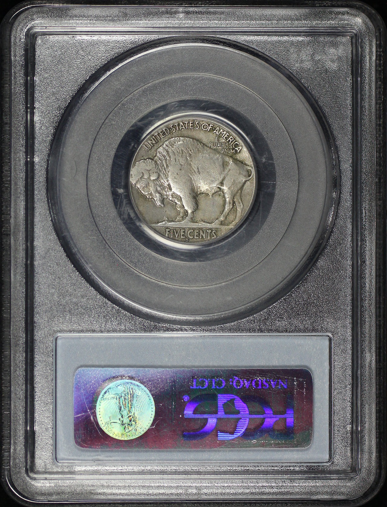 Reverse of this 1926-S Buffalo Nickel PCGS VF-30
