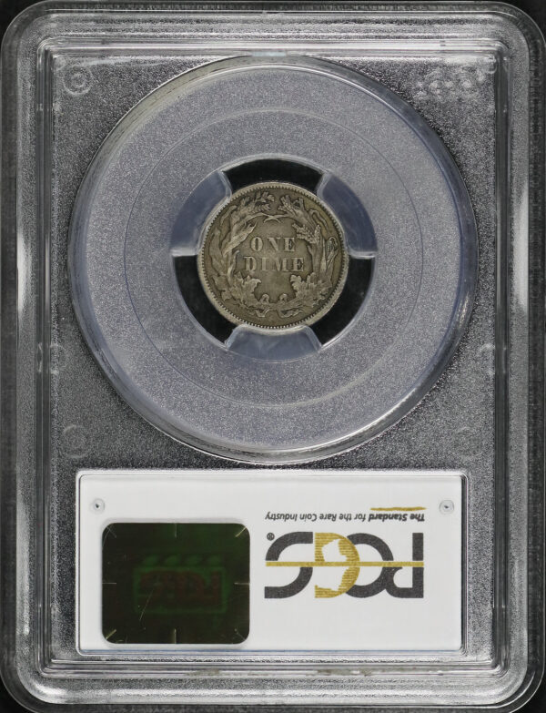 Reverse of this 1869-S Liberty Seated Dime PCGS XF-45 CAC