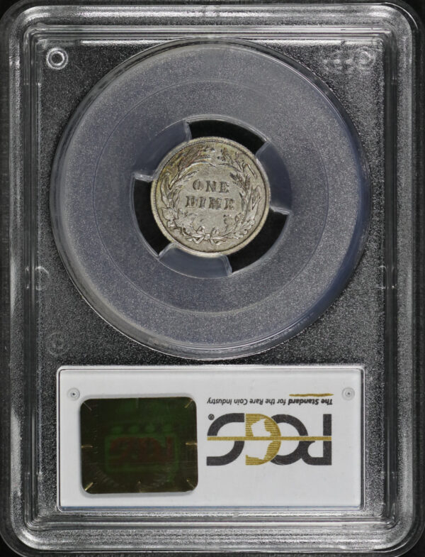 Reverse of this 1895 Barber Dime PCGS VF-30