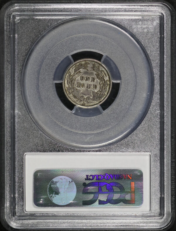 Reverse of this 1898-O Barber Dime PCGS XF-45