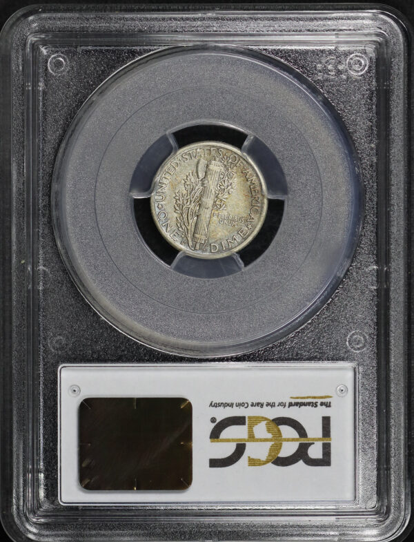 Reverse of this 1919-D Mercury Dime PCGS XF-45