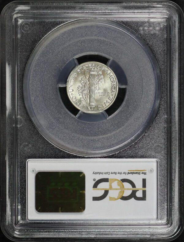 Reverse of this 1941 Mercury Dime PCGS MS-66 FB