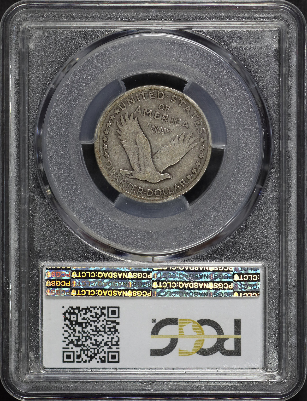 Reverse of this 1916 Standing Liberty Quarter PCGS F-12