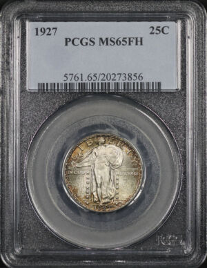 Obverse of this 1927 Standing Liberty Quarter PCGS MS-65 FH