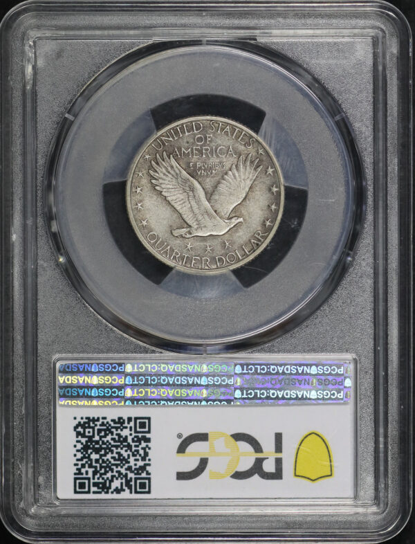 Reverse of this 1927-S Standing Liberty Quarter PCGS XF-45 CAC