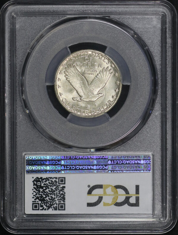 Reverse of this 1928-S Standing Liberty Quarter PCGS MS-62