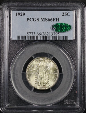 Obverse of this 1929 Standing Liberty Quarter PCGS MS-66 FH CAC