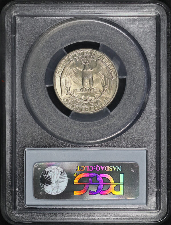 Reverse of this 1932-D Washington Quarter PCGS AU-58
