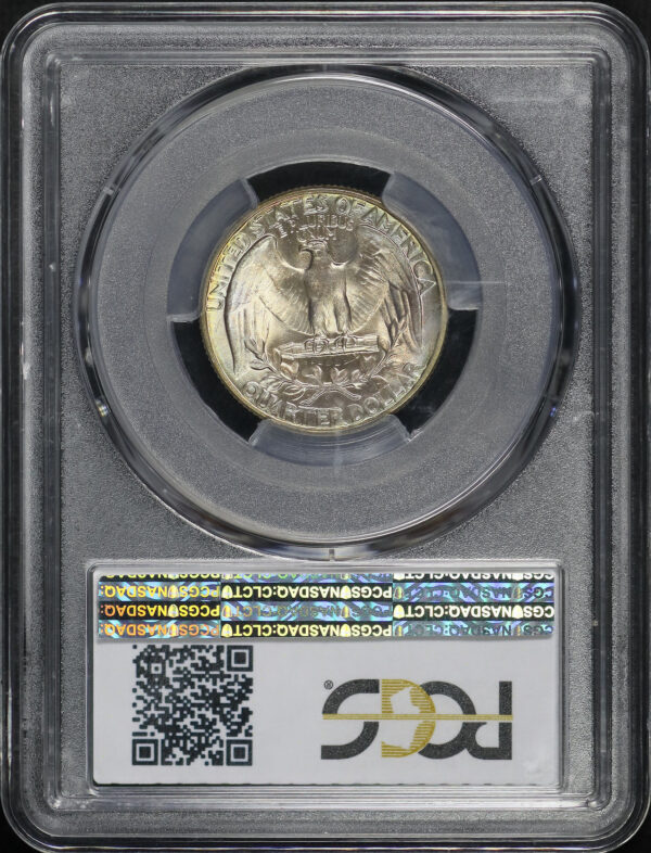 Reverse of this 1944 Washington Quarter PCGS MS-66