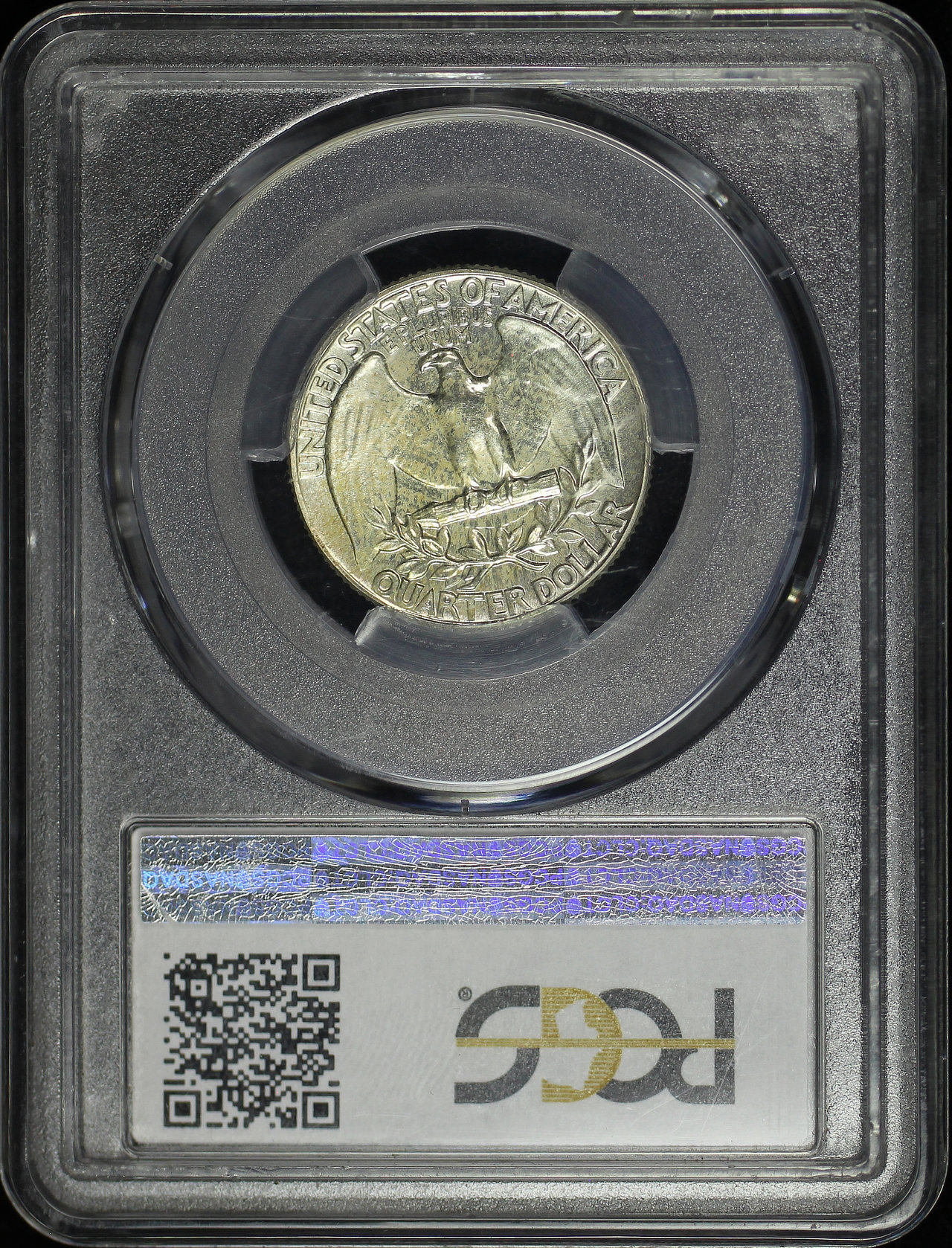 Reverse of this 1941 Washington Quarter PCGS PR-67