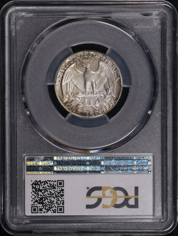 Reverse of this 1942 Washington Quarter PCGS PR-67+ CAC