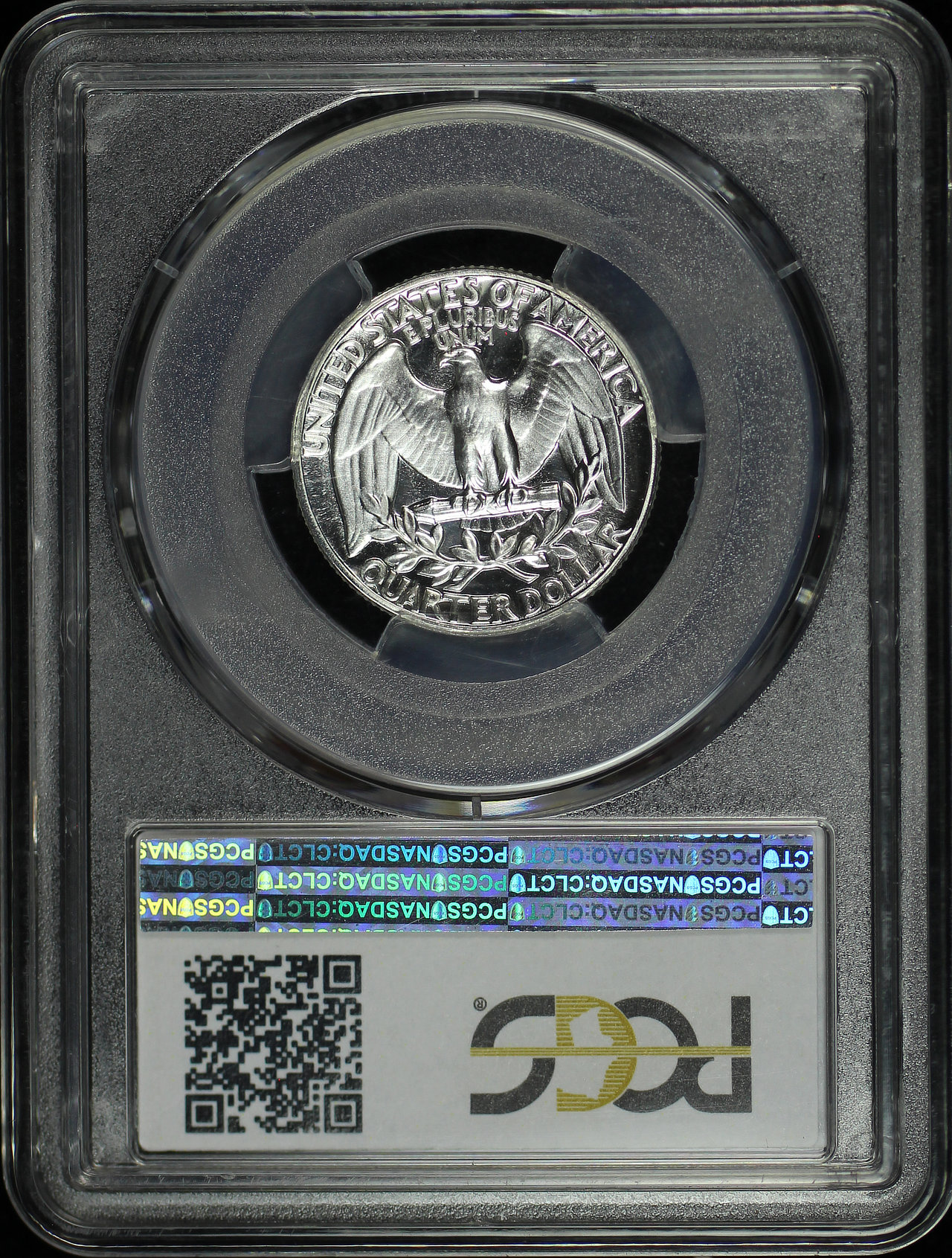 Reverse of this 1956 Washington Quarter PCGS PR-68