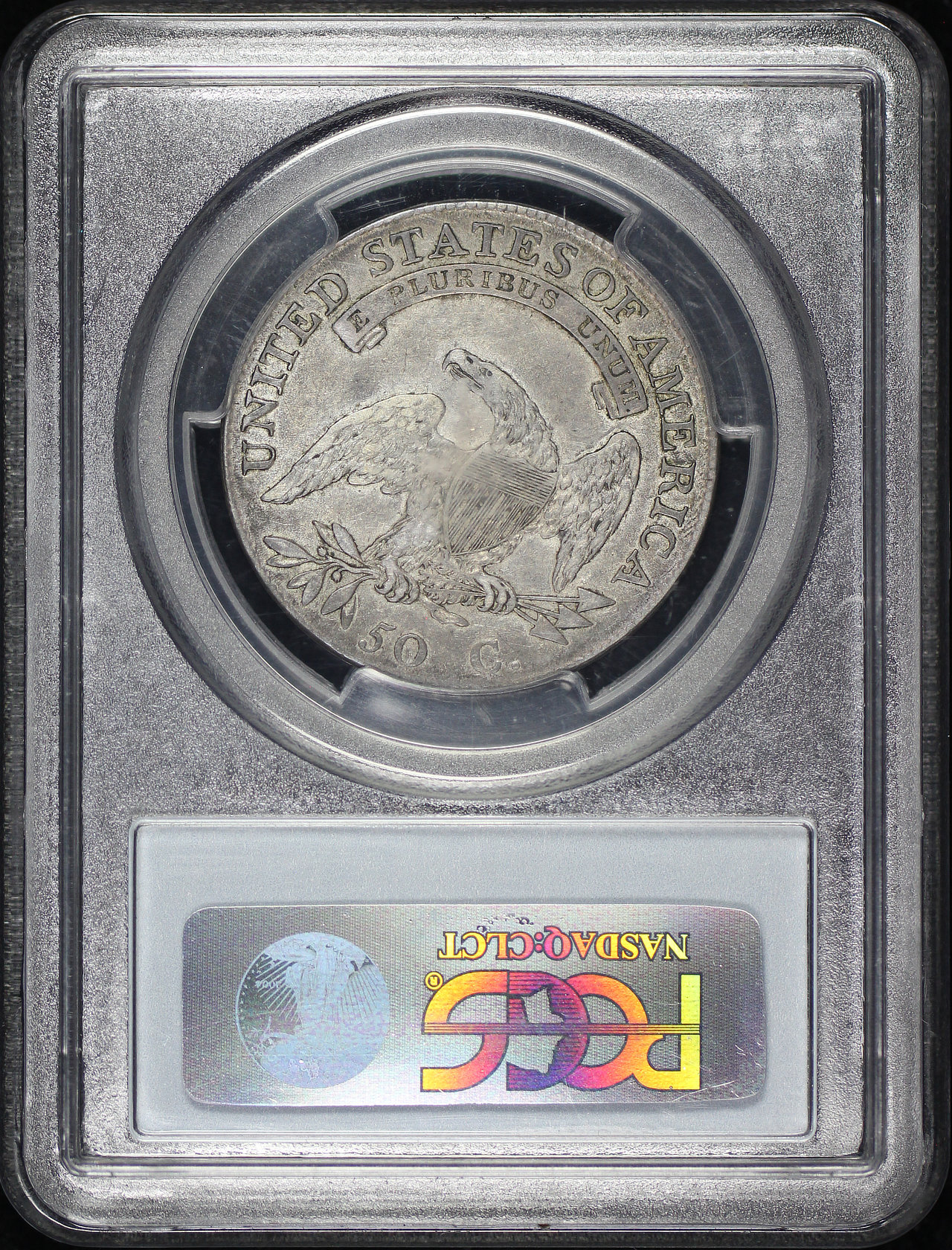 Reverse of this 1808 Capped Bust Half Dollar PCGS XF-40