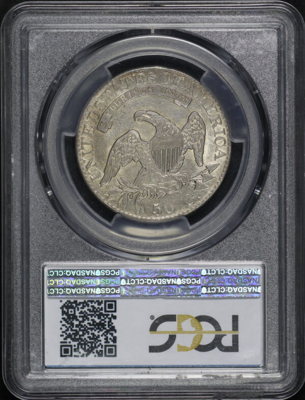 Reverse of this 1824/4 Capped Bust Half Dollar PCGS AU-53