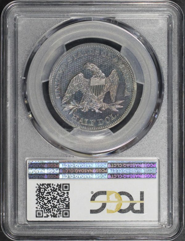 Reverse of this 1861 Liberty Seated Half Dollar PCGS PR-63