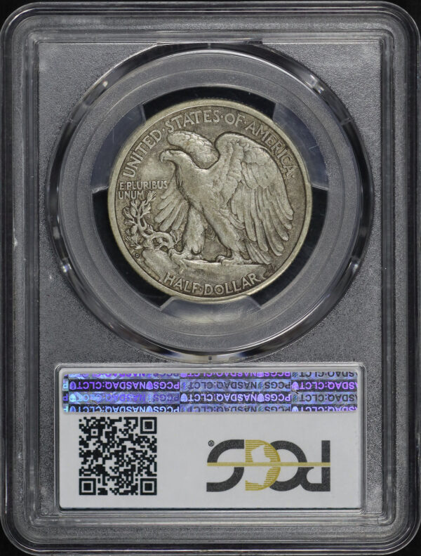 Reverse of this 1920-D Walking Liberty Half Dollar PCGS XF-40