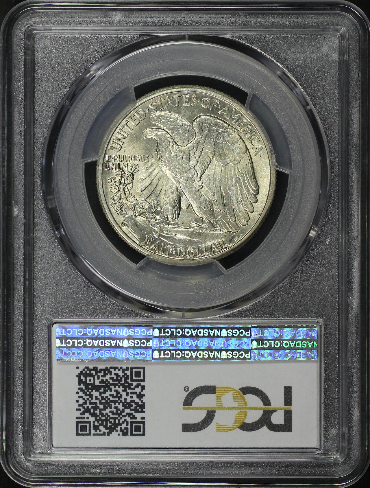 Reverse of this 1933-S Walking Liberty Half Dollar PCGS MS-62