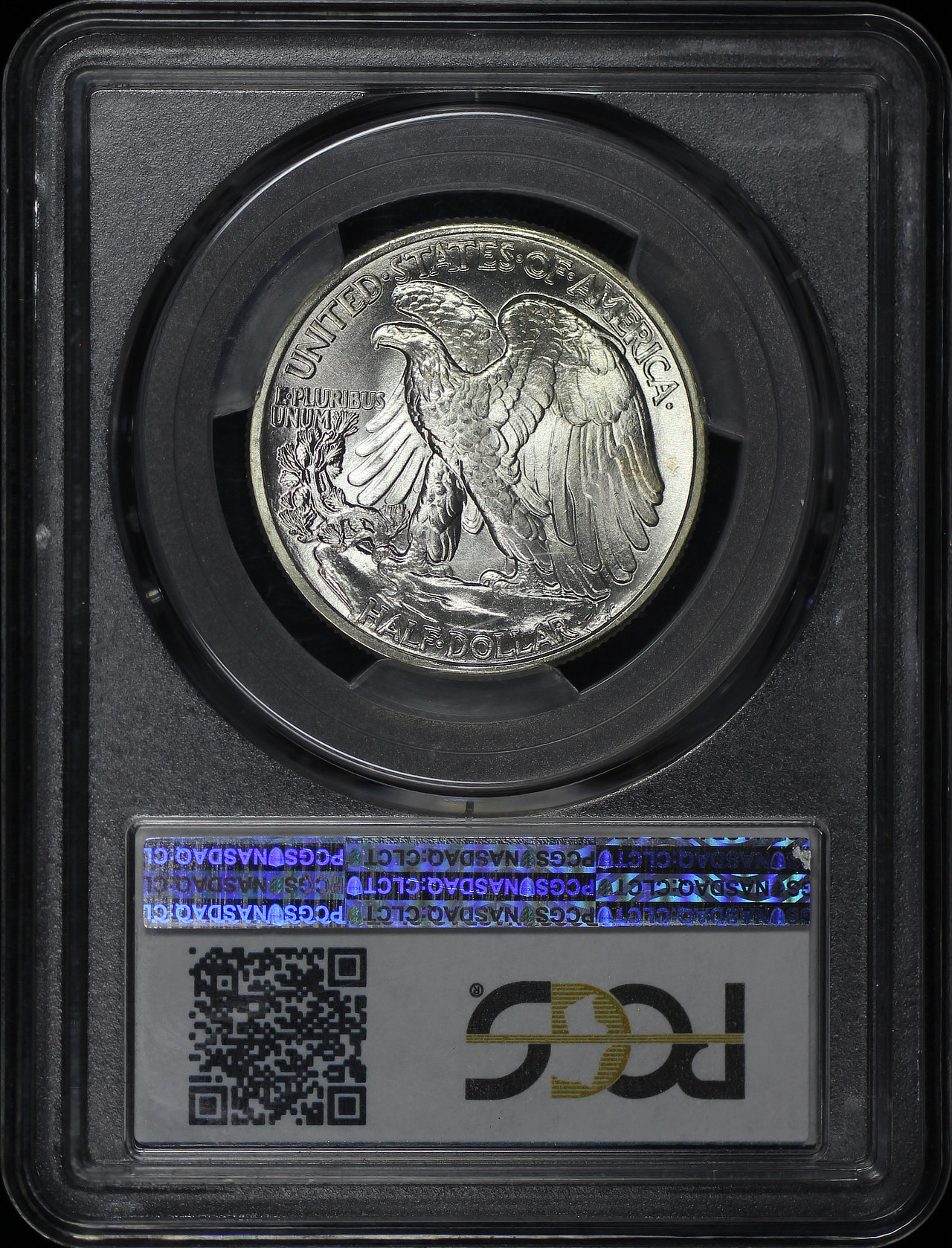 Reverse of this 1941 Walking Liberty Half Dollar PCGS MS-67