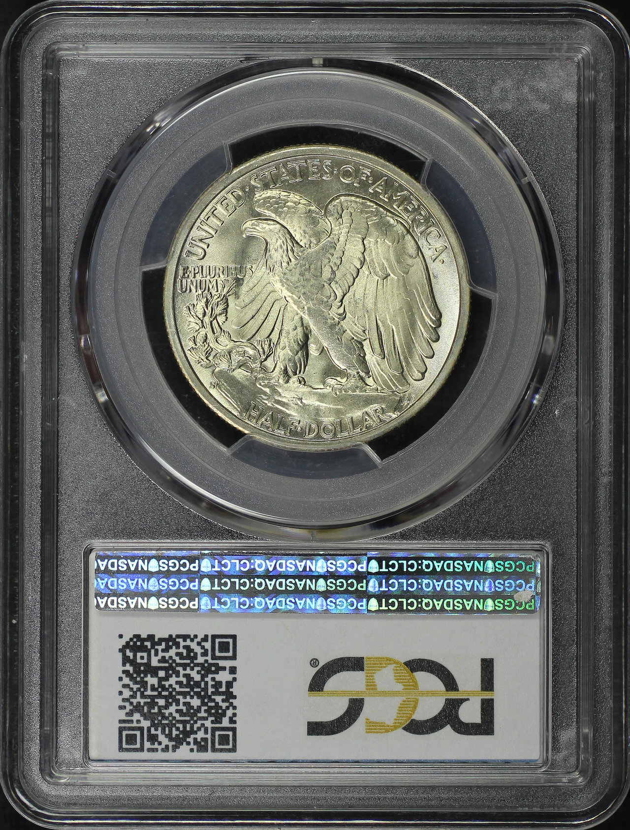 Reverse of this 1944-S Walking Liberty Half Dollar PCGS MS-65