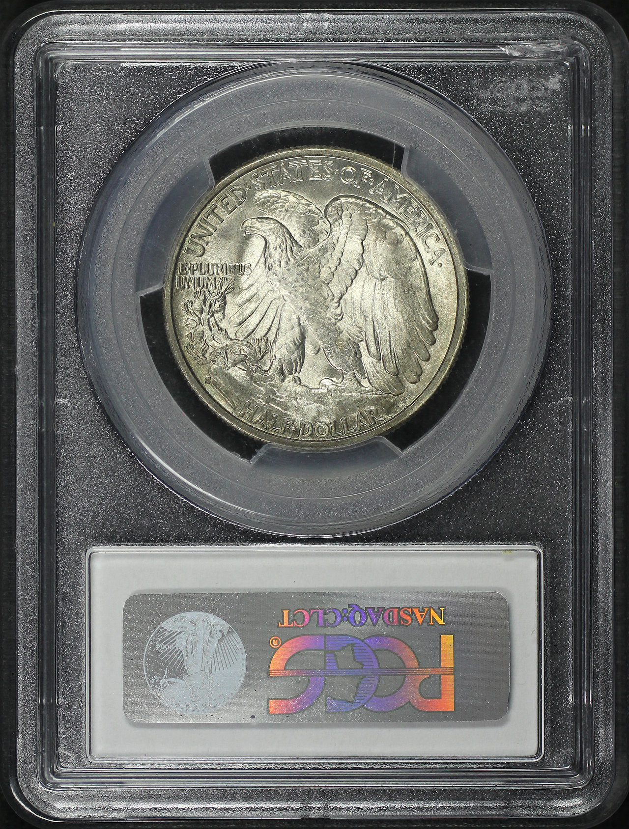 Reverse of this 1945-S Walking Liberty Half Dollar PCGS MS-64