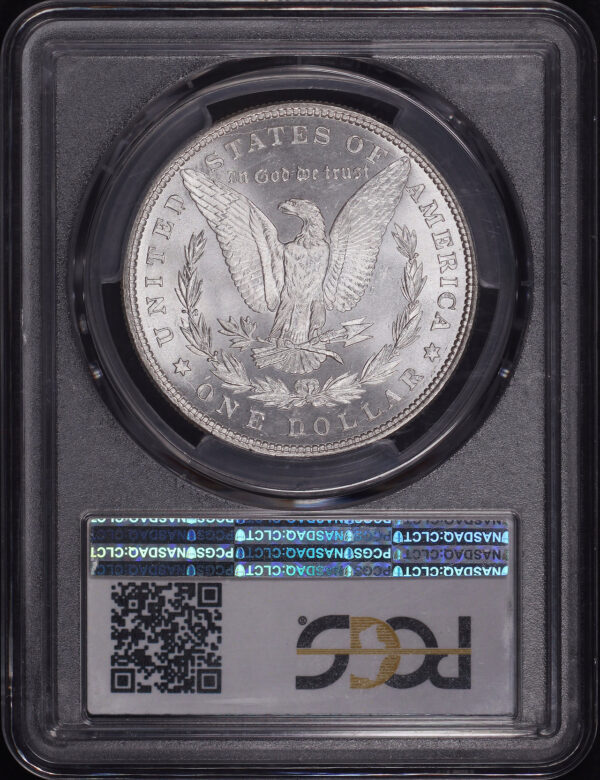 Reverse of this 1878 Morgan Dollar 7TF, Reverse of 1879 PCGS MS-64