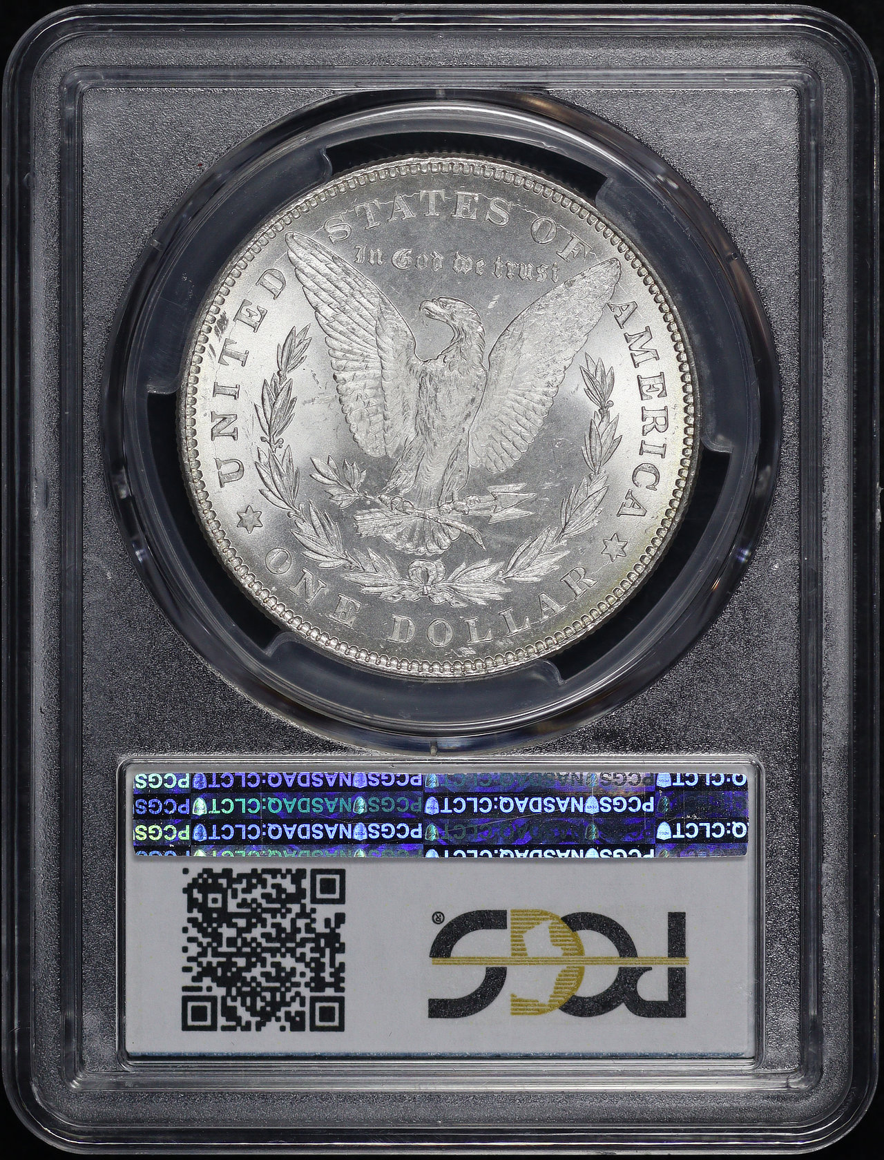 Reverse of this 1878 7/8TF Strong Morgan Dollar PCGS MS-63