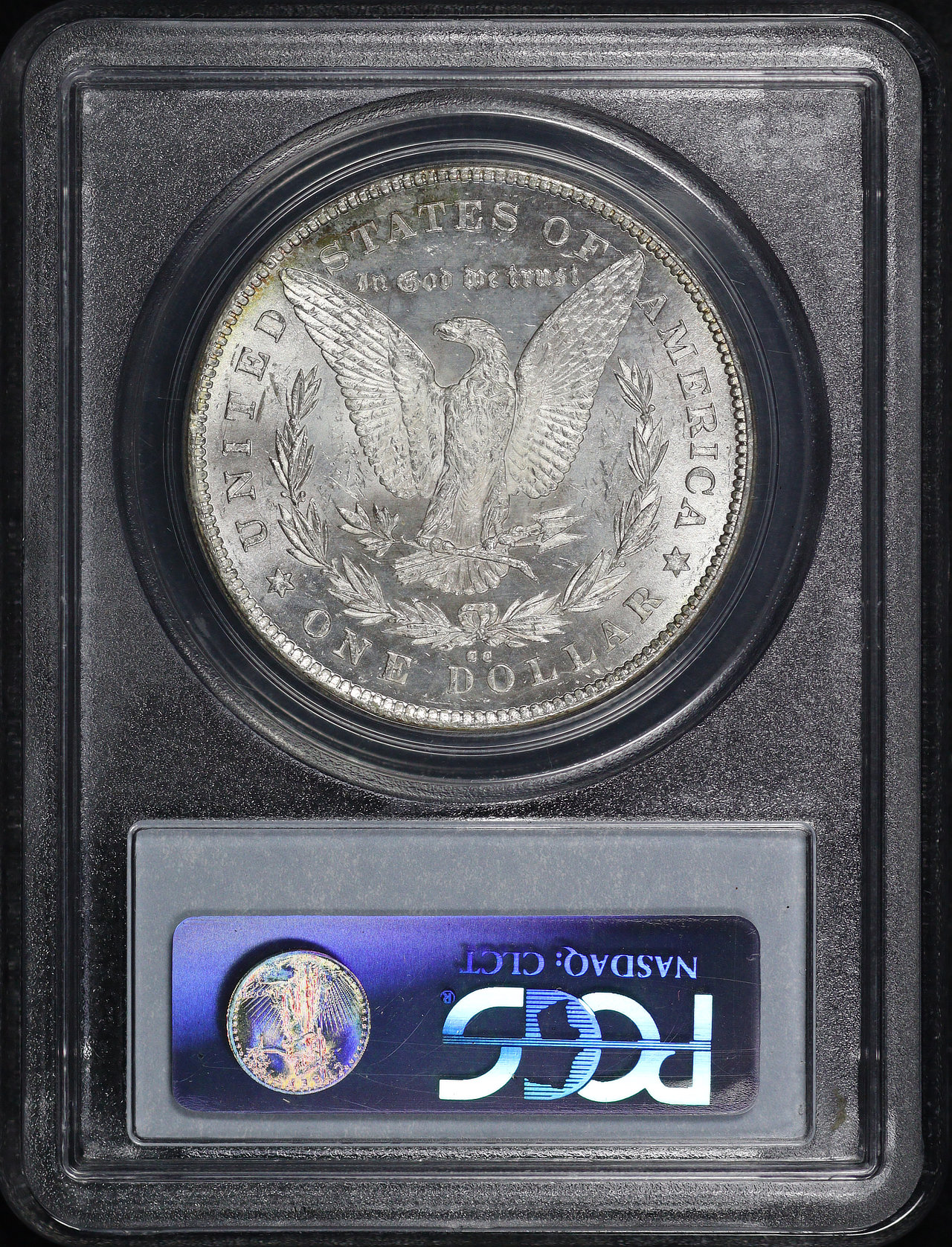 Reverse of this 1878-CC Morgan Dollar PCGS MS-62