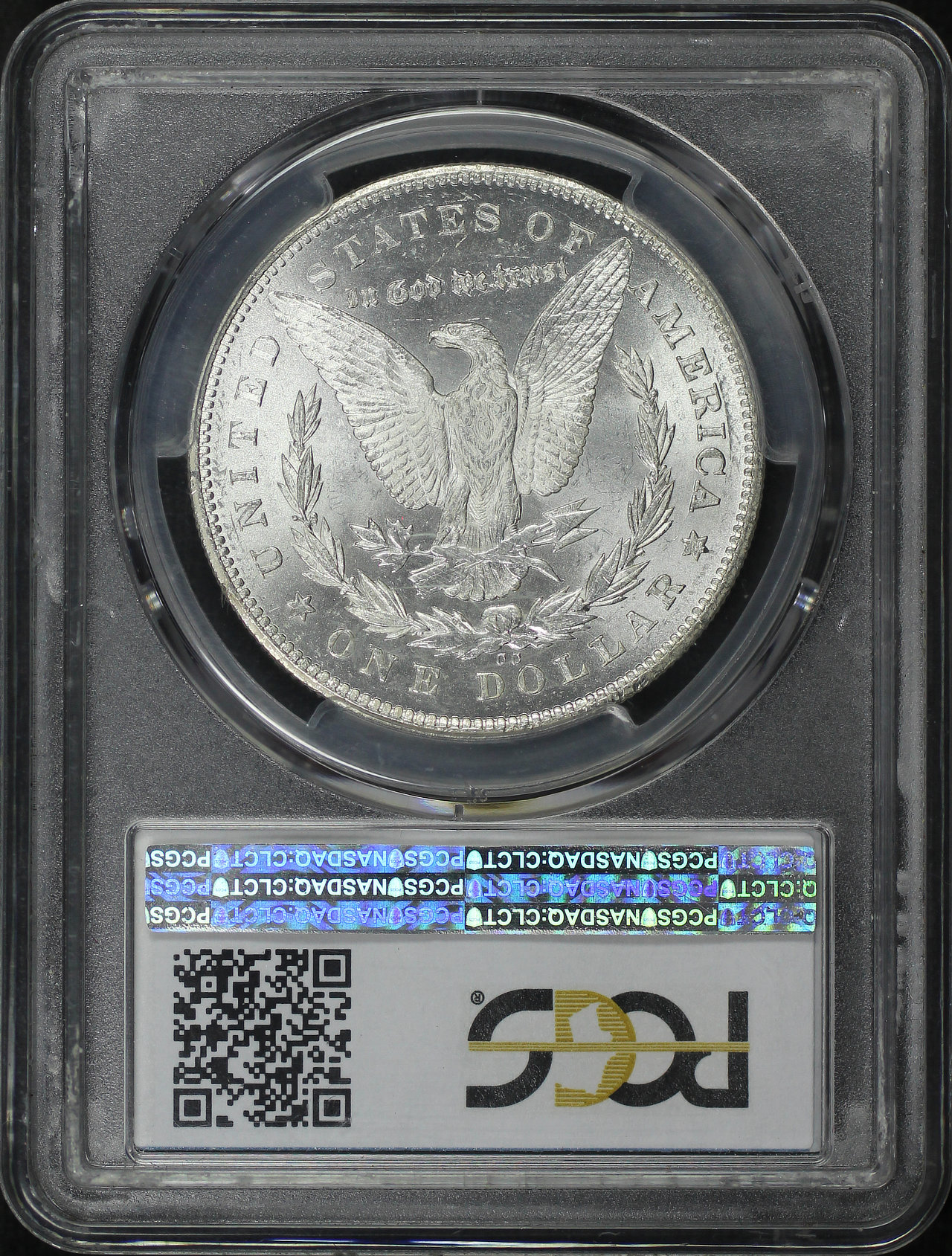 Reverse of this 1878-CC Morgan Dollar PCGS MS-66