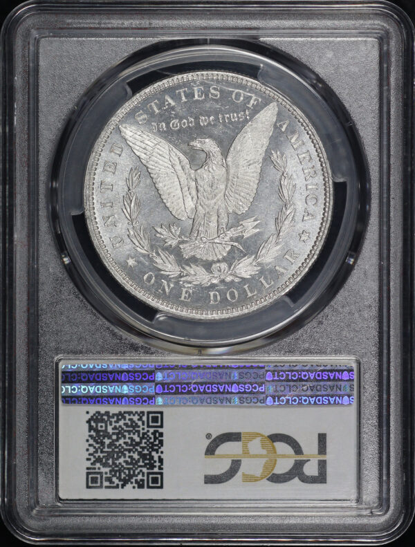 Reverse of this 1879 Morgan Dollar PCGS MS-63 PL