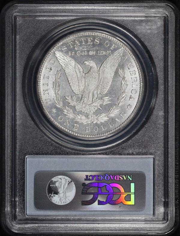 Reverse of this 1879-CC Morgan Dollar PCGS MS-63 CAC